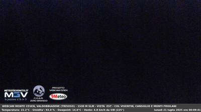 immagine della webcam nei dintorni di Valdobbiadene: webcam Segusino