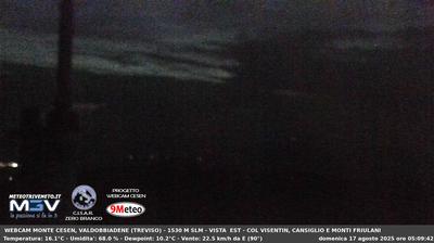 immagine della webcam nei dintorni di Monte Grappa: webcam Segusino