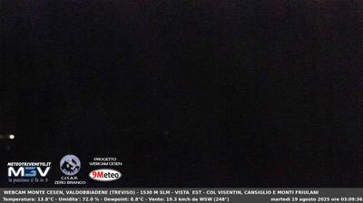 immagine della webcam nei dintorni di Cismon del Grappa: webcam Segusino