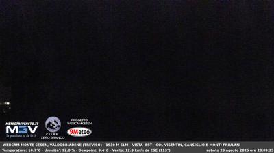 immagine della webcam nei dintorni di Castelfranco Veneto: webcam Segusino