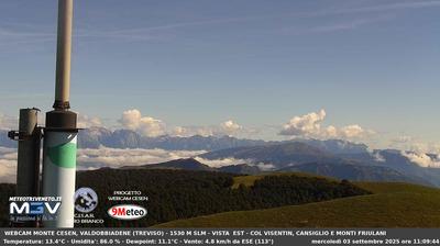 immagine della webcam nei dintorni di Cismon del Grappa: webcam Segusino