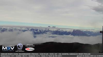 immagine della webcam nei dintorni di Seren del Grappa: webcam Segusino