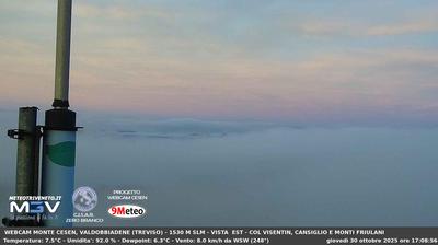immagine della webcam nei dintorni di Monte Avena: webcam Segusino