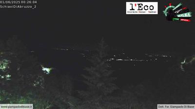 immagine della webcam nei dintorni di Roio del Sangro: webcam Schiavi di Abruzzo