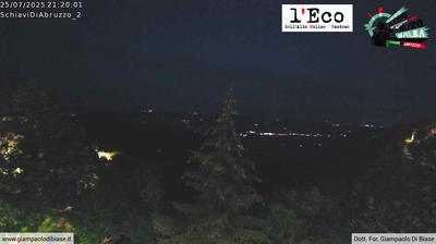 immagine della webcam nei dintorni di Montenero di Bisaccia: webcam Schiavi di Abruzzo