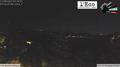 immagine della webcam nei dintorni di Roio del Sangro: webcam Schiavi di Abruzzo