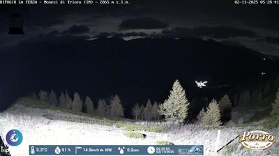 immagine della webcam nei dintorni di Colle del Prel: webcam Monesi di Triora