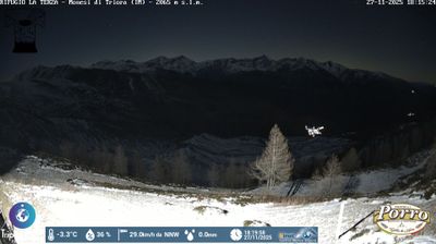 immagine della webcam nei dintorni di Castel Vittorio: webcam Monesi di Triora