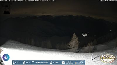 immagine della webcam nei dintorni di Badalucco: webcam Monesi di Triora