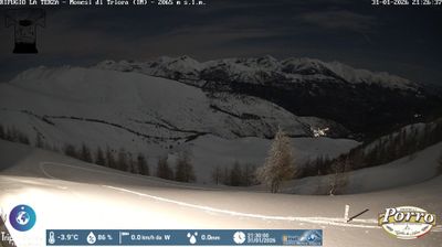 immagine della webcam nei dintorni di Colle del Prel: webcam Monesi di Triora
