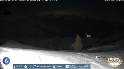 immagine della webcam nei dintorni di Sanremo: webcam Monesi di Triora