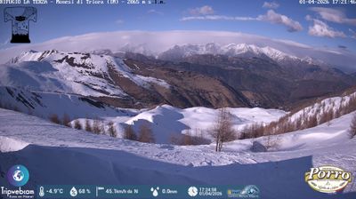 immagine della webcam nei dintorni di Cima Durand: webcam Monesi di Triora
