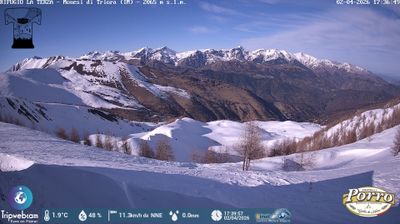 immagine della webcam nei dintorni di Castel Vittorio: webcam Monesi di Triora