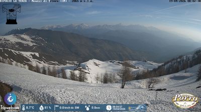 immagine della webcam nei dintorni di Castel Vittorio: webcam Monesi di Triora