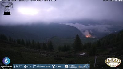 immagine della webcam nei dintorni di Monte Malanotte: webcam Monesi di Triora
