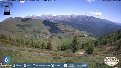immagine della webcam nei dintorni di Sanremo: webcam Monesi di Triora