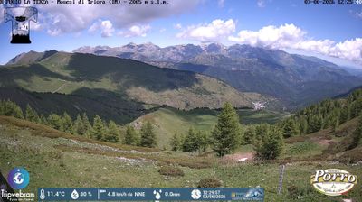 immagine della webcam nei dintorni di Dolceacqua: webcam Monesi di Triora