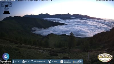 immagine della webcam nei dintorni di Badalucco: webcam Monesi di Triora