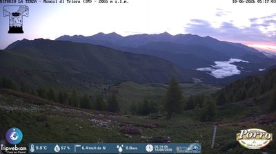 immagine della webcam nei dintorni di Dolceacqua: webcam Monesi di Triora