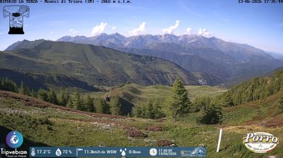 immagine della webcam nei dintorni di Mendatica: webcam Monesi di Triora