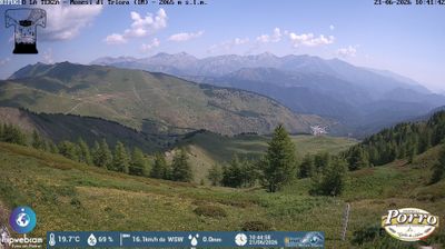 immagine della webcam nei dintorni di Colle del Prel: webcam Monesi di Triora