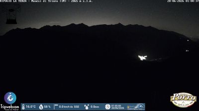 immagine della webcam nei dintorni di Cima Durand: webcam Monesi di Triora