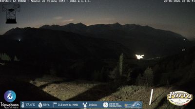 immagine della webcam nei dintorni di Cima Durand: webcam Monesi di Triora