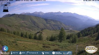 immagine della webcam nei dintorni di Pieve di Teco: webcam Monesi di Triora