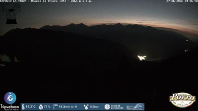 immagine della webcam nei dintorni di Prato Nevoso: webcam Monesi di Triora