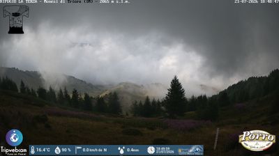 immagine della webcam nei dintorni di Castel Vittorio: webcam Monesi di Triora