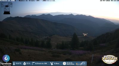 immagine della webcam nei dintorni di Prato Nevoso: webcam Monesi di Triora