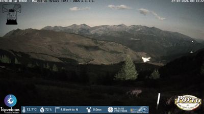 immagine della webcam nei dintorni di Sanremo: webcam Monesi di Triora