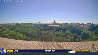 immagine della webcam nei dintorni di Oppido Lucano: webcam Venosa