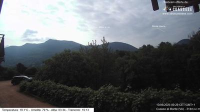 immagine della webcam nei dintorni di Galliate Lombardo: webcam Cuasso al Monte