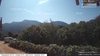 immagine della webcam nei dintorni di Campione d'Italia: webcam Cuasso al Monte