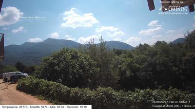 immagine della webcam nei dintorni di Maccagno con Pino e Veddasca: webcam Cuasso al Monte