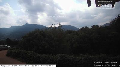 immagine della webcam nei dintorni di Cannero Riviera: webcam Cuasso al Monte