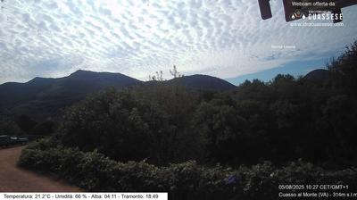 immagine della webcam nei dintorni di Pino sulla Sponda del Lago Maggiore: webcam Cuasso al Monte