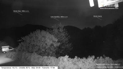 immagine della webcam nei dintorni di Brezzo di Bedero: webcam Cuasso al Monte