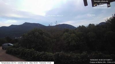 immagine della webcam nei dintorni di Castiglione Olona: webcam Cuasso al Monte