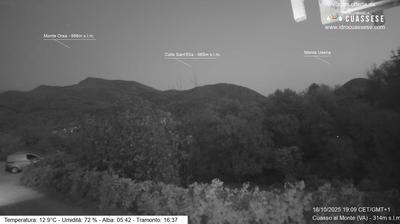 immagine della webcam nei dintorni di Curiglia con Monteviasco: webcam Cuasso al Monte