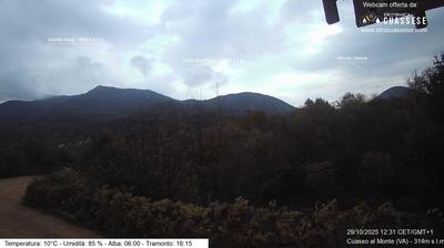 immagine della webcam nei dintorni di Galliate Lombardo: webcam Cuasso al Monte