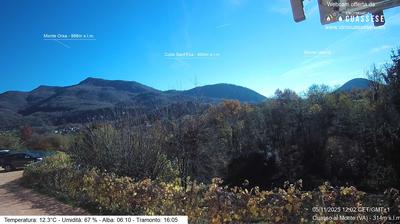 immagine della webcam nei dintorni di Castello Cabiaglio: webcam Cuasso al Monte