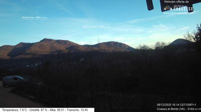 Preview delle webcam di Cuasso al Monte