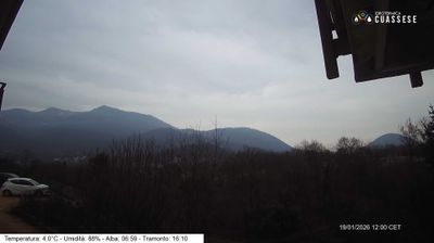 immagine della webcam nei dintorni di Brezzo di Bedero: webcam Cuasso al Monte