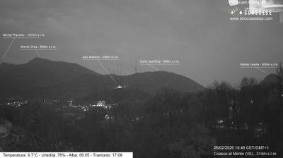 immagine della webcam nei dintorni di Curiglia con Monteviasco: webcam Cuasso al Monte