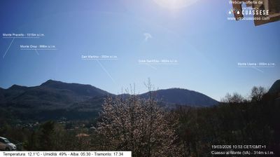 immagine della webcam nei dintorni di Valganna: webcam Cuasso al Monte