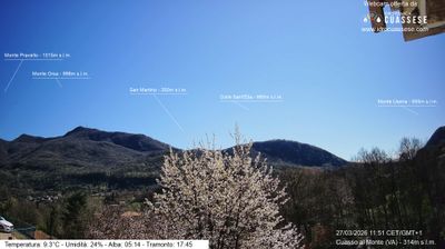 immagine della webcam nei dintorni di Castiglione Olona: webcam Cuasso al Monte