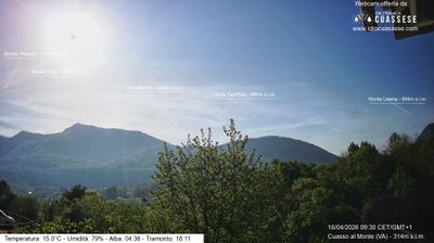immagine della webcam nei dintorni di Casasco d'Intelvi: webcam Cuasso al Monte