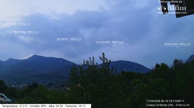 immagine della webcam nei dintorni di Cuvio: webcam Cuasso al Monte